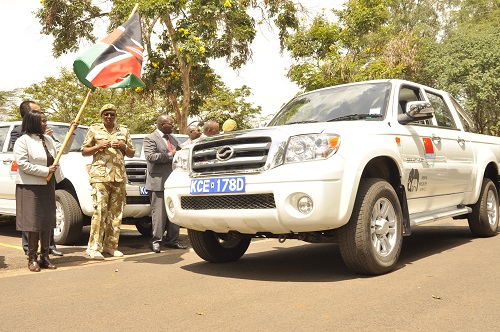 CHINA DONATES 18 VEHICLES AND ASSORTED EQUIPMENT TO KWS
