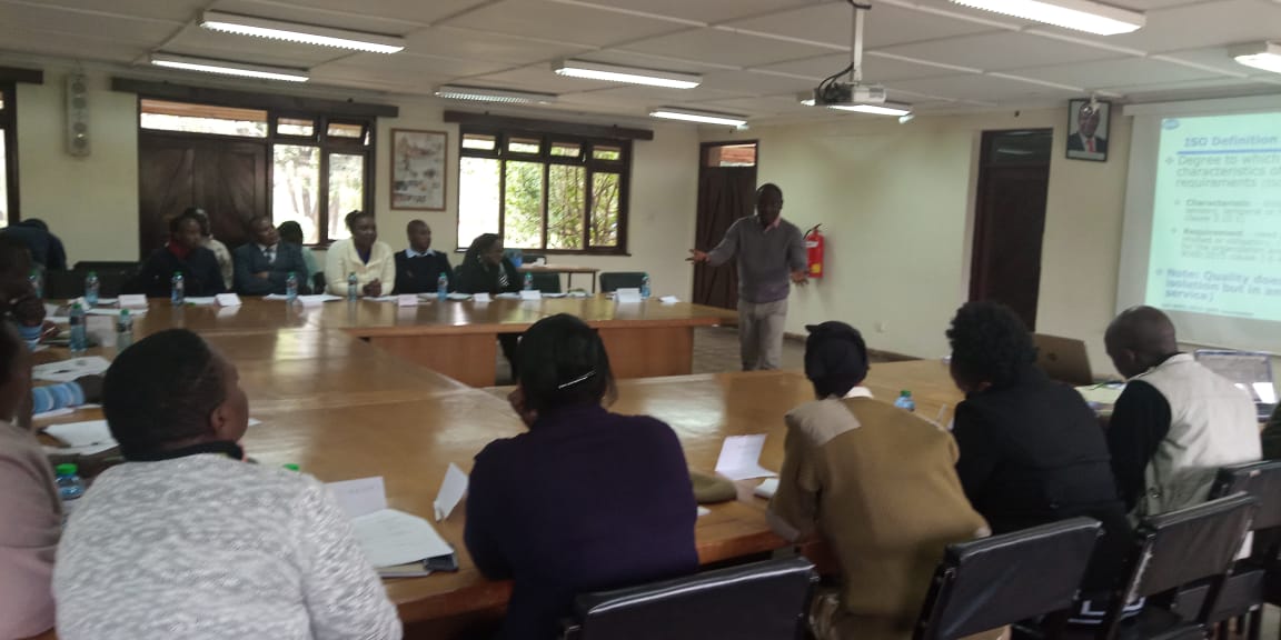 KWS STAFF TRAINED ON ISO 9001 QUALITY MANAGEMENT SYSTEM AWARENESS