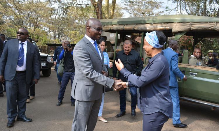 CUBA VICE PRESIDENT VISITS NAIROBI NATIONAL PARK