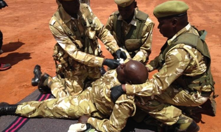 KENYA WILDLIFE SERVICE RANGERS COMPLETE ADVANCED FIRST AID TRAINING