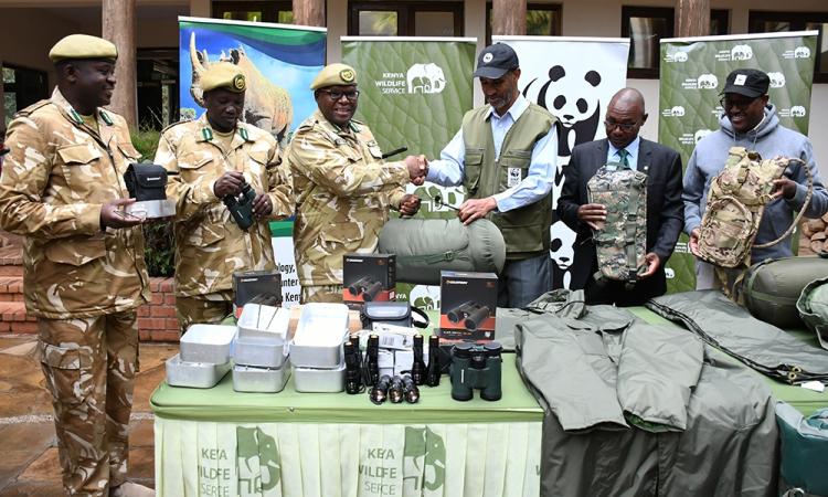 KWS RECEIVES EQUIPMENT FROM WWF TO AID CONSERVATION